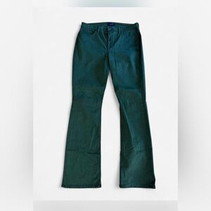 Dark Teal Straight-Leg Pants